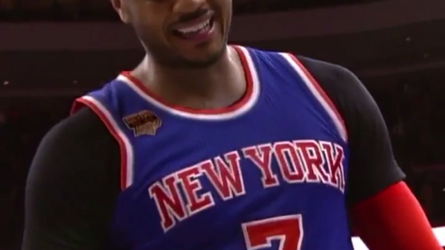 Melo's reaction to McConnell's game-winner encapsulates Knicks' woes