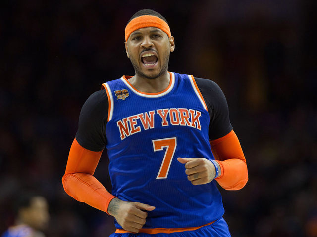 Carmelo disappointed by Knicks' 'unacceptable' loss