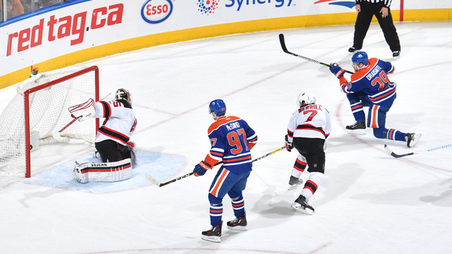 Watch: Draisaitl finishes off Devils in OT after perfect feed from McDavid
