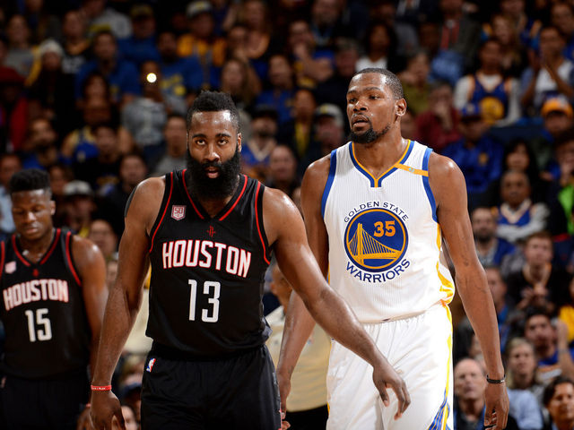 Dubs lead league in national TV games; Rockets top Cavs