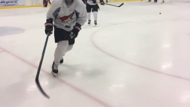 Burmistrov finally arrives in Arizona