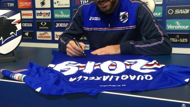 Sampdoria chronicles Quagliarella's odyssey as journeyman extends deal