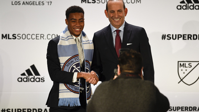 NYCFC trades up, selects Jonathan Lewis with 3rd overall pick in 2017 draft