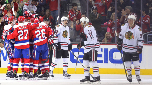 Capitals rout Blackhawks for 8th straight win