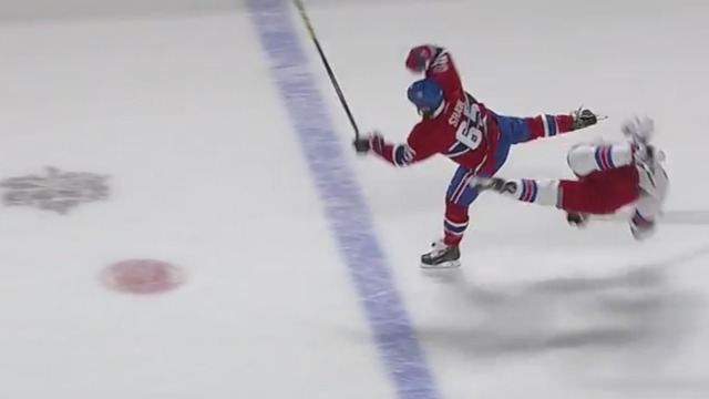Canadiens' Shaw ejected in return for blindside hit on Rangers' Fast