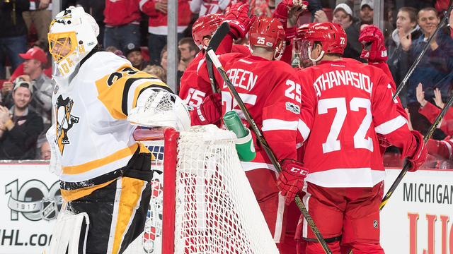Watch: Red Wings' Athanasiou flies coast-to-coast for thrilling goal