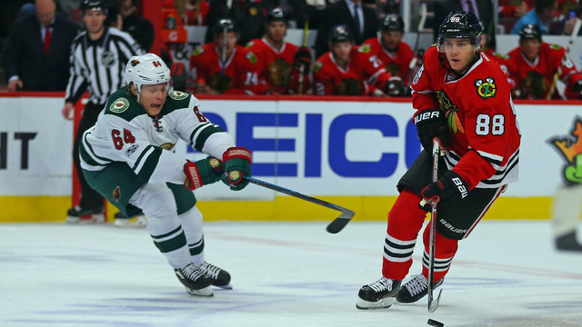 Watch: Patrick Kane snipes 2nd of game in the blink of an eye