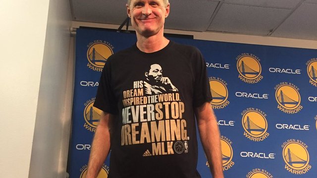 Kerr celebrates MLK Day: 'I'm really, really proud' to be part of progressive NBA