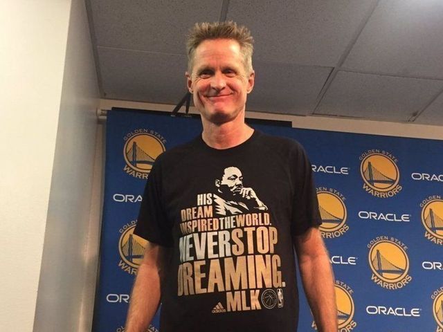 Kerr celebrates MLK Day: 'I'm really, really proud' to be part of progressive NBA