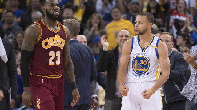 Cavaliers, Warriors become 1st teams to meet in 3 consecutive NBA Finals
