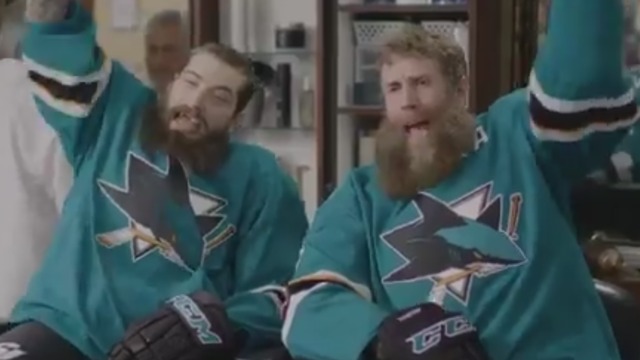 Watch: Burns, Thornton, their beards star in Sharks promo