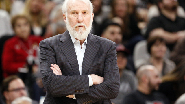 Spurs' Popovich ejected for berating official