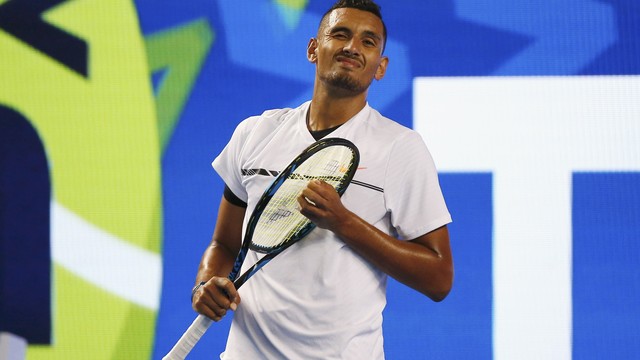 Kyrgios crashes out of home Slam in 2nd round after blowing 2-set lead
