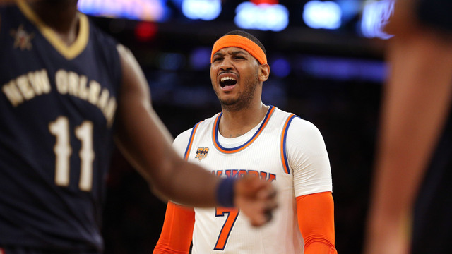 Carmelo 'tired' of answering questions about Jackson, Knicks drama