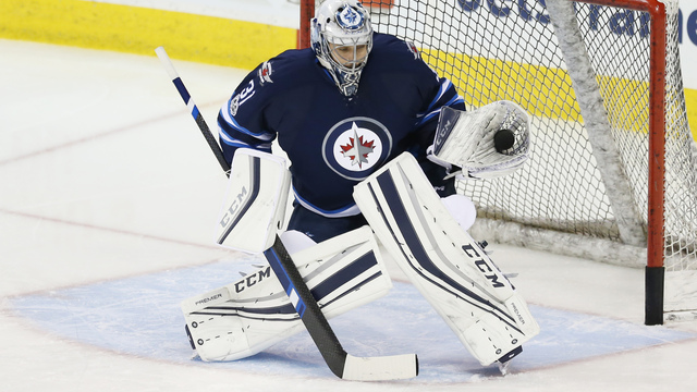 Watch: Jets' Pavelec allows goal on 1st shot faced this season