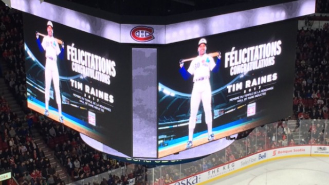 Canadiens congratulate Tim Raines on Baseball Hall of Fame induction