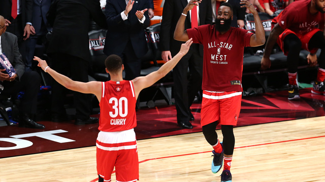 Curry-Harden backcourt headlines West All-Star starters