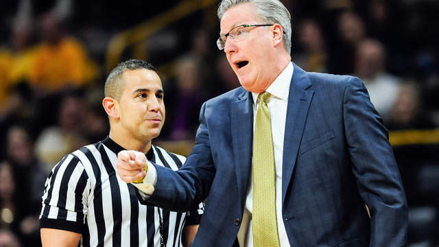 Watch: Iowa's McCaffery verbally attacks a ref ... again