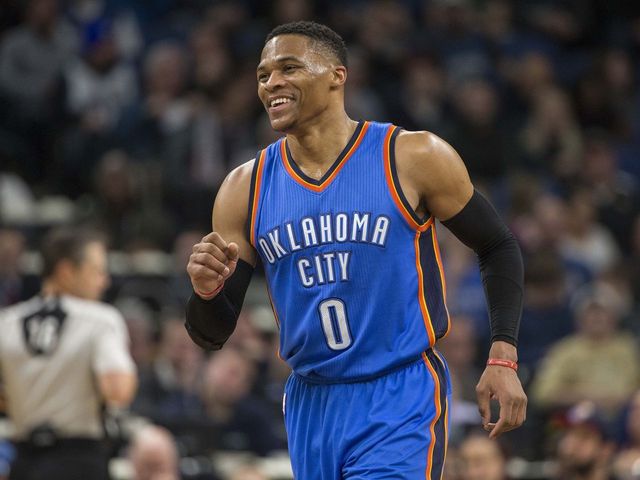 Watch: Barclays crowd erupts as Westbrook notches 33rd triple-double