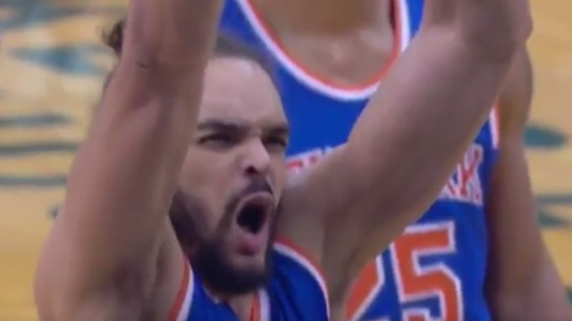 Noah's expression tells story of free throw gone horribly wrong