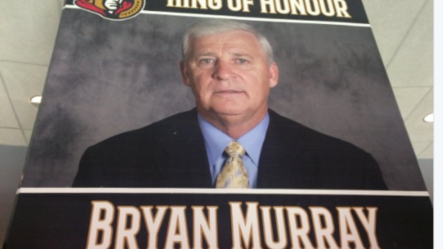 Senators induct Bryan Murray into Ring of Honour