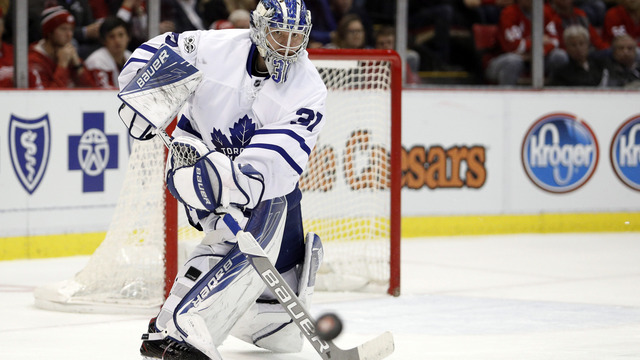 Andersen's consecutive shutouts the 1st from a Leafs netminder in 4 years