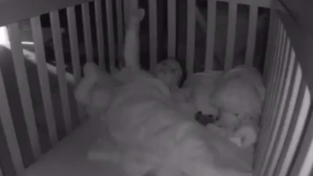 Baby monitor picks up 2-year-old cheering on Rangers before bed