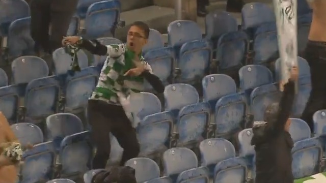Moreirense fans can't contain themselves after toppling Benfica
