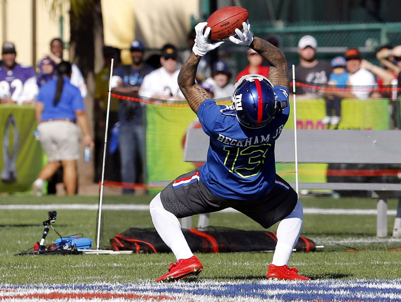 Photos: Odell Beckham Jr. competes in Pro Bowl Skills showdown