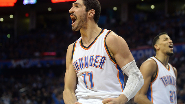 Report: Kanter could miss 6-8 weeks with self-inflicted forearm fracture