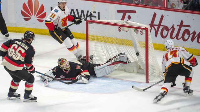 Gaudreau snaps 11-game goalless skid with beauty OT winner