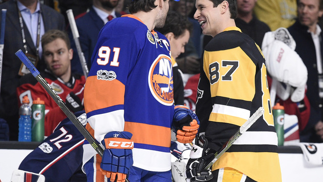 Crosby nearly perfect in accuracy shooting win