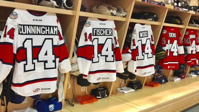 AHL All-Stars wear No. 14 as tribute to Craig Cunningham