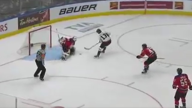 Hischier scores beautiful breakaway goal at prospects showcase