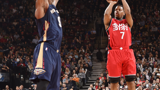 Watch: Lowry bails out Raptors in OT with contested game-winning jumper
