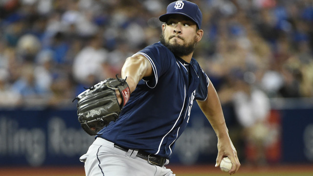 Report: Padres want 'Chapman-type return' for Brad Hand