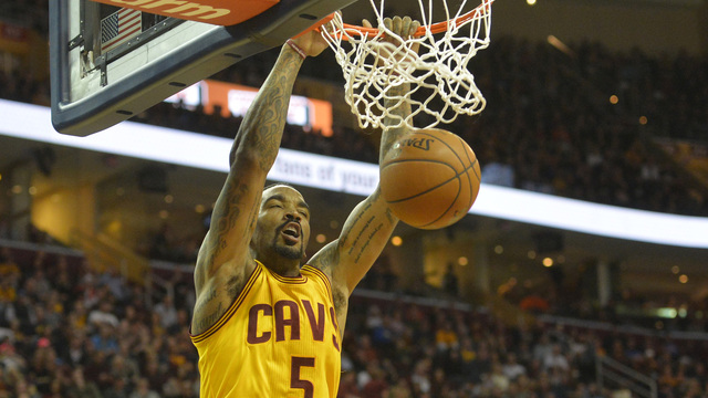 J.R. Smith wants to dunk on his mom