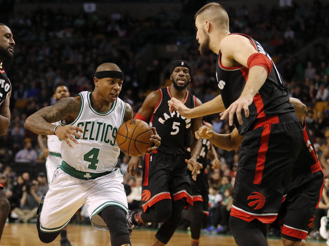 Thomas calls out Valanciunas over standings remark