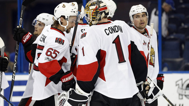 Senators beat Lightning, move 10 points clear in Atlantic