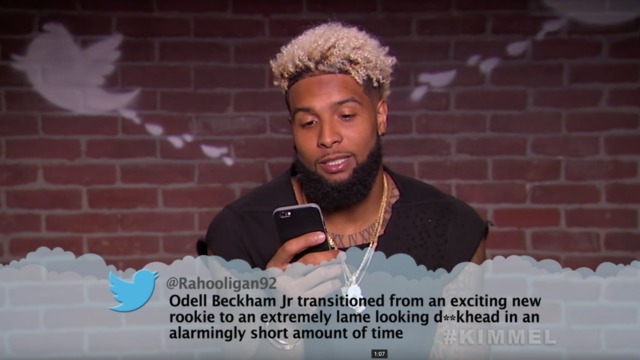 NFL stars read mean tweets on 'Jimmy Kimmel Live!'