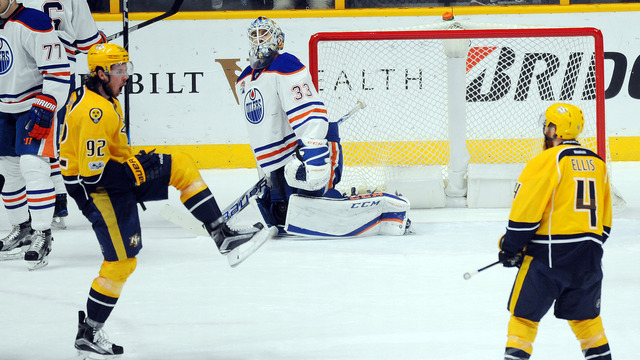 Johansen knows key to Preds' top-line success: 'We're all really good looking'