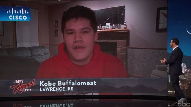 Illinois State's Kobe Buffalomeat talks nicknames, cannibalism with Jimmy Kimmel