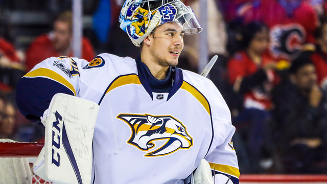 Predators send Saros to AHL, recall Mazanec
