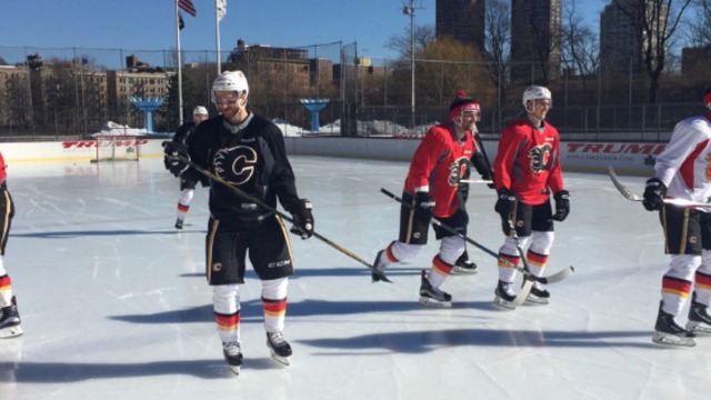 Flames head outdoors for Central Park practice
