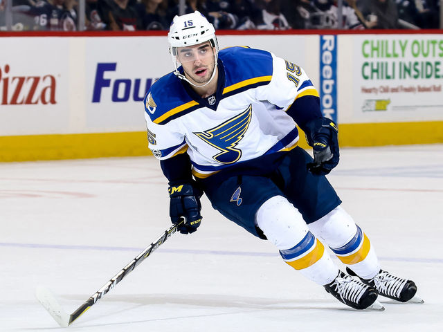Blues' Fabbri out for rest of camp after re-injuring knee