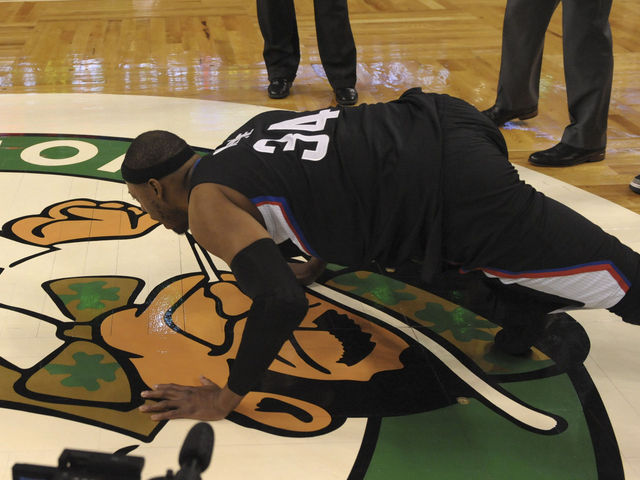 Pierce has a laugh over helping Celtics land No. 1 overall pick