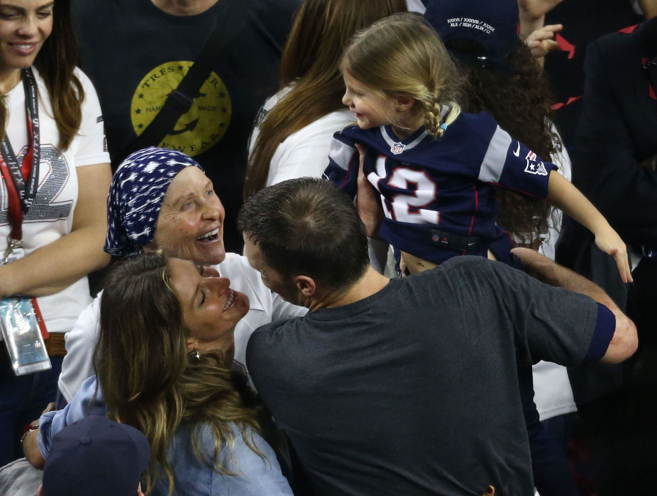 Is Tom Brady's Family At The Super Bowl? His Parents, Wife, & Kids