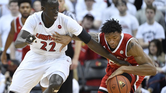 Louisville suspends Adel, Mathiang vs. Virginia for curfew violation