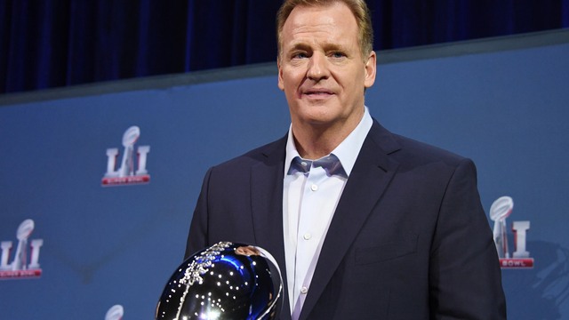 Goodell makes 1st appearance at Gillette Stadium since 'Deflategate'
