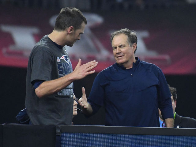 Watch: Brady has the perfect Christmas present for Belichick